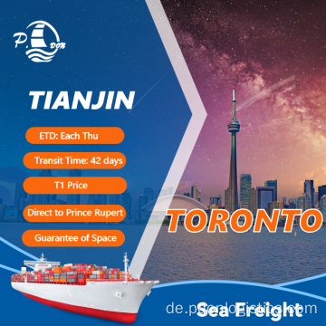 Meeresfracht von Tianjin nach Toronto